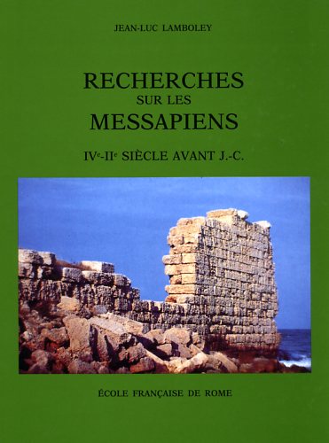 9782728303601-Recherches sur les Messapiens. IVe-IIe siècle avant J.-C.