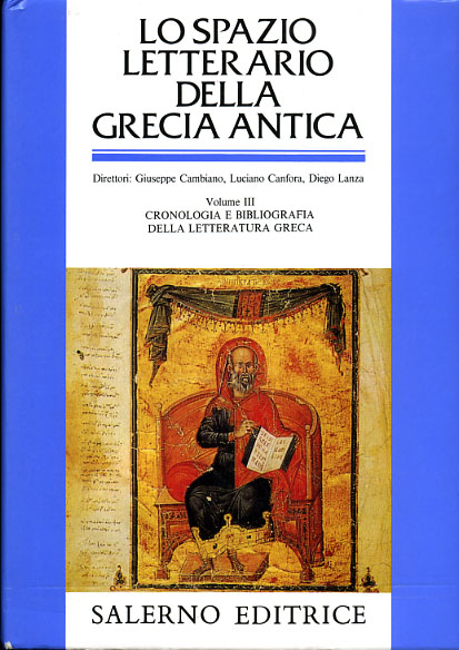 9788884021892-Lo Spazio Letterario della Grecia Antica. Vol.III: Cronologia e bibliografia del