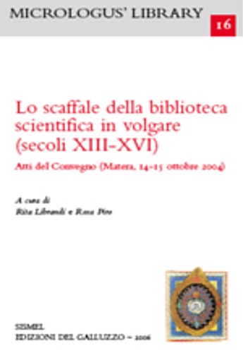9788884502100-Lo scaffale della biblioteca scientifica in volgare (secoli XIII-XVI).