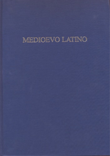 9788884500380-Medioevo Latino. Volume XXIII (2003).