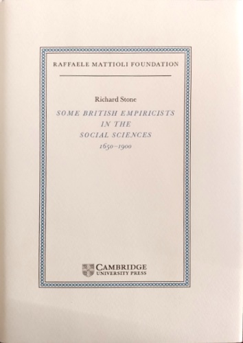 9780521571456-Some British Empiricists in the Social Sciences, 1650–1900.
