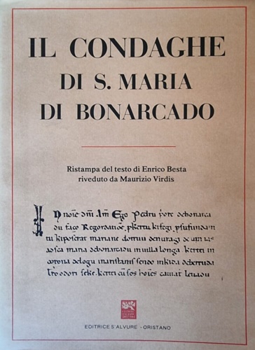 Il Condaghe di S. Maria di Bonarcado.