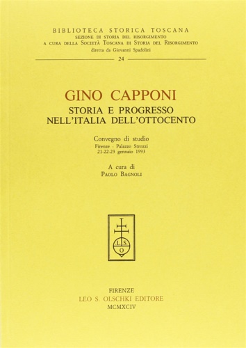 Convegno di Studio: - Gino Capponi. Storia e progresso nell'Italia dell'Ottocento.