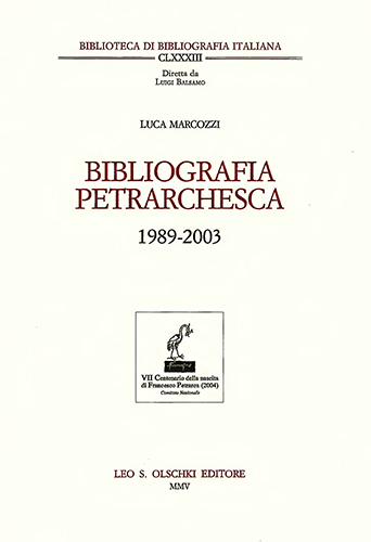 Marcozzi,Luca. - Bibliografia petrarchesca (1989-2003).