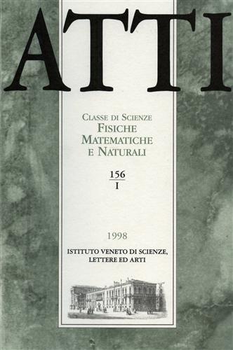 -- - Atti. Classe di Scienze Fisiche, Matematiche e Naturali. N.156. fascicolo I.