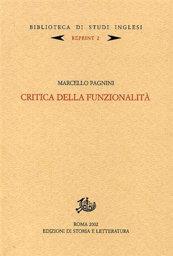 Pagnini,Marcello. - Critica della funzionalit.