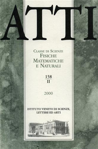 -- - Atti. Classe di Scienze Fisiche, Matematiche e Naturali. N.158. fascicolo II.