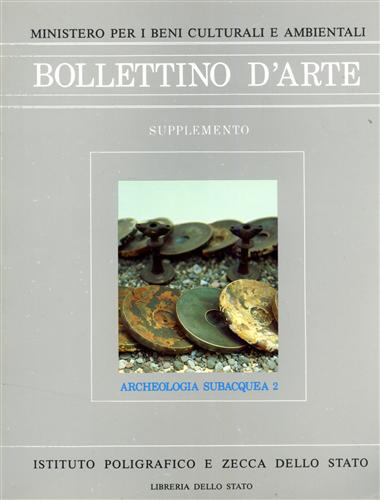 -- - Bollettino d'Arte. Supplemento al n.29. Archeologia subacquea,2: Isole Eolie.