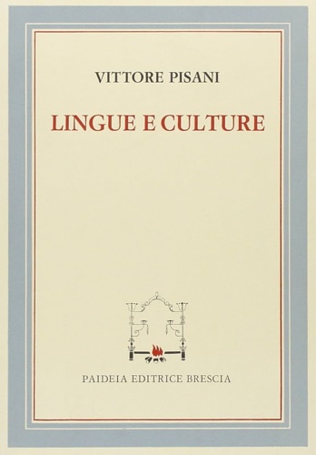 Pisani,Vittore. - Lingue e culture.