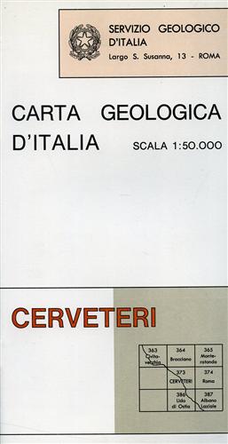 -- - Carta Geologica d'Italia. F373. Cerveteri (geologico)