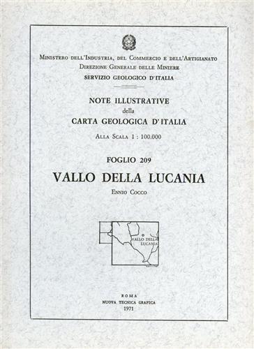 -- - Note illustrative della Carta Geologica d'Italia F209. Vallo della Lucania.