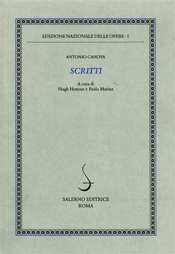 Canova,Antonio. - Scritti.