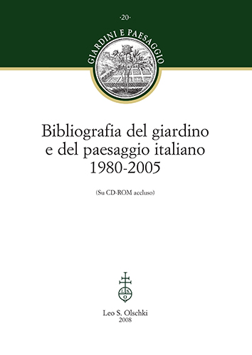 Tongiorgi Tomasi,Lucia. Zangheri,Luigi (a cura di). - Bibliografia del giardino e del paesaggio italiano (1980-2005).