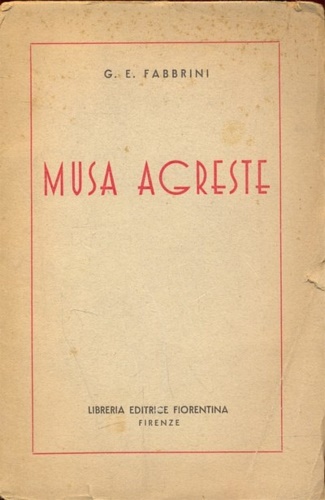 Fabbrini,G.E. - Musa agreste.