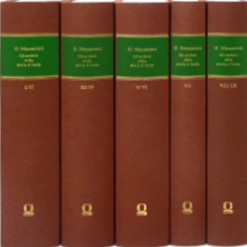 Mazzatinti,Giuseppe. - Gli Archivi della Storia d'Italia. Volumi I-IV [Band 1 und 2]: A