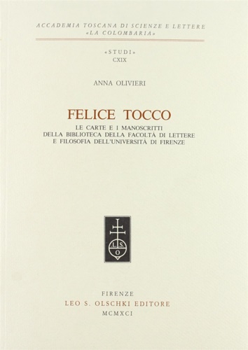 Olivieri,Anna. - Felice Tocco.