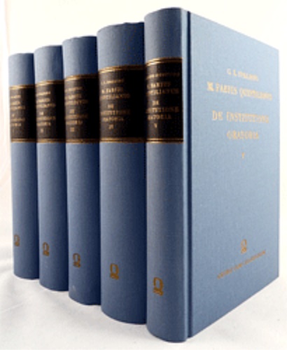 Quintiliani,M.Fabi. - De Institutione Oratoria. Libri Duodecim.