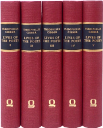 Cibber,Theophilus. - The Lives of the Poets of Great Britain and Ireland, to the Time of Dean Swift.