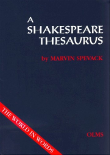 Spevack,Marvin. - A Shakespeare thesaurus.