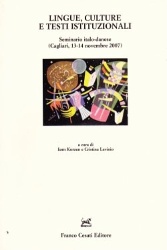 Seminario Italo Olandese: - Lingue , culture e testi istituzionali.