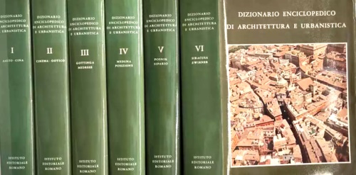 -- - Dizionario enciclopedico di Architettura e urbanistica.