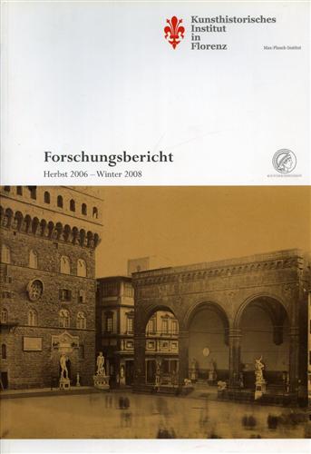 Catalogo della Mostra: - Forschungsbericht, Herbst 2006- Winter 2008.