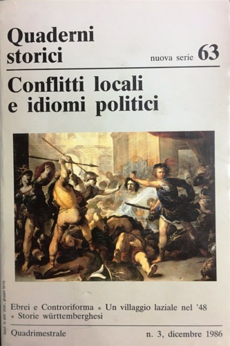Artifoni,E. Raggio,O. Ulbrich,C. Torre,A. Grendi,E. Ago,R.,.... - Conflitti locali e idiomi politici.