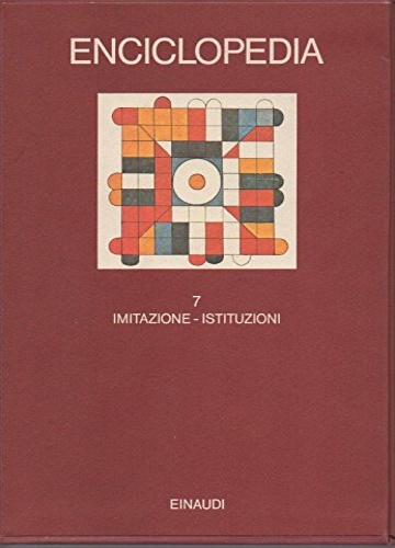 -- - Enciclopedia. Vol.VII: Imitazione-Istituzioni.