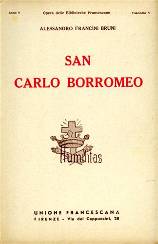 Francini Bruni,Alessandro. - San Carlo Borromeo.