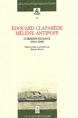 Claparde,douard. Antipoff,Hlne. - Correspondance (1914-1940).
