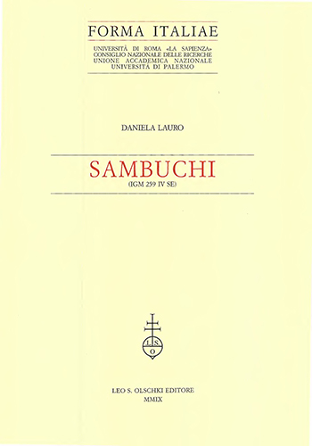Lauro,Daniela. - Sambuchi. (IGM 259 IV SE).