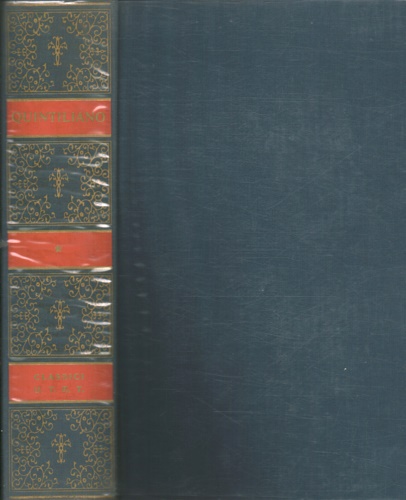 Marco Fabio Quintiliano. - L'Istituzione oratoria. vol.I.