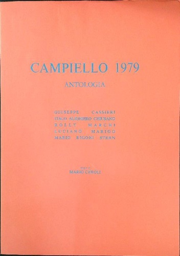 -- - Antologia del Campiello 1979. Giuseppe Cassieri, Italo Aligh