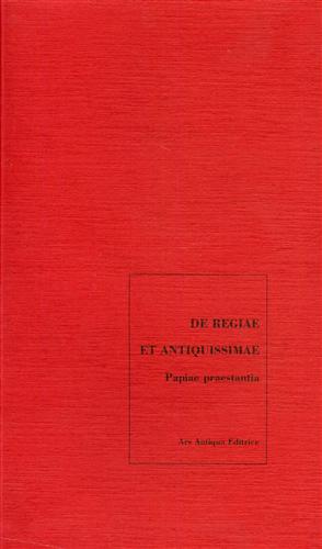 -- - De regiae et antiquissimae Papiae praestantia. Il capitolo pubblicato in ques