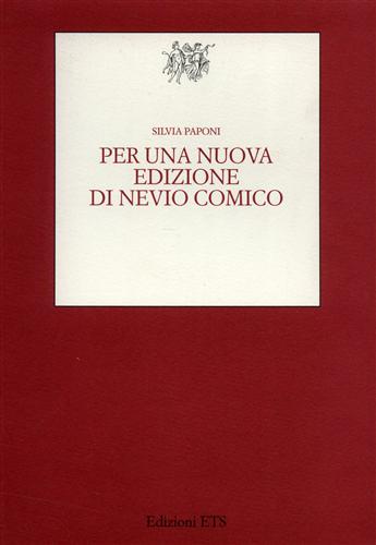 Paponi,Silvia. - Per una nuova edizione di Nevio comico.