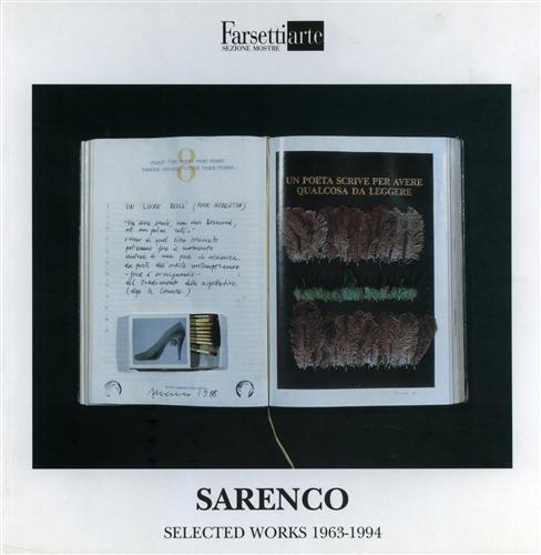 Catalogo della Mostra: - Sarenco. Dialogo tra Enrico Mascelloni e Sarenco. Selected works 1963- 1994.