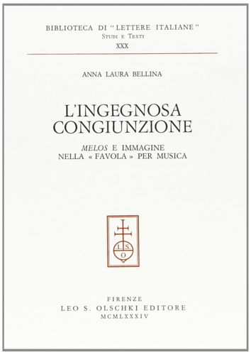 Bellina,Anna Laura. - L'ingegnosa congiunzione. Melos e immagine nella favola per musica.
