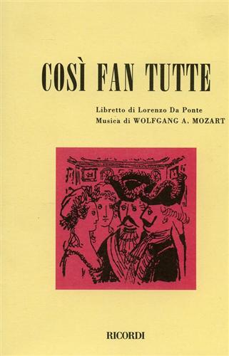 Da Ponte,Lorenzo. (libretto di). - Cos fan tutte.