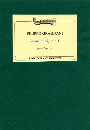 Gragnani,Filippo (1767-1818). - Sonatina op.6 n.1 per chitarra.