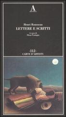 Rousseau,Henri. - Lettere e scritti.
