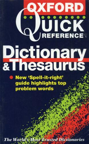 Hawker,Sara. Cowley,Chris. - Quick Reference Dictionary & Thesaurus.
