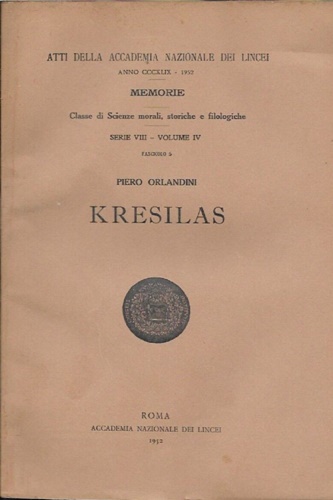 Orlandini,Piero. - Kresilas.