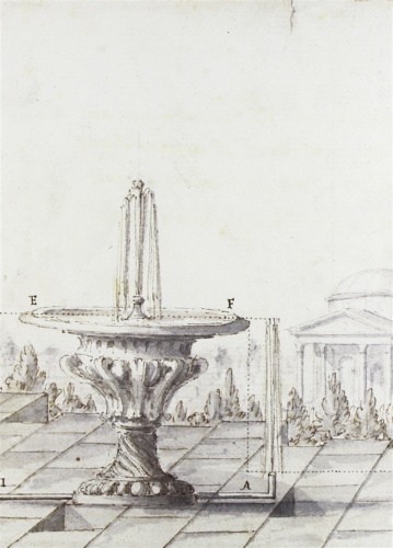 Fontana,Carlo. - L' utilissimo trattato delle acque correnti. All'interno del volume, ristam