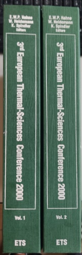 Hahne,E.W.P. Heidemann,W. Spindler,K. - 3rd European Thermal Sciences Conference 2000.