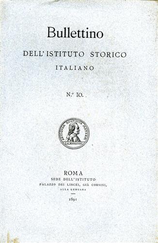 -- - Bullettino dell'Istituto Storico Italiano,10.