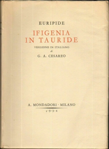 Euripide. - Ifigenia in Tauride.
