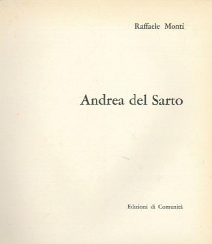 Monti,Raffaele. - Andrea del Sarto.