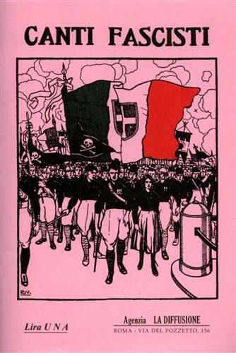 -- - Canti fascisti. Contiene:Inno a Mussolini. Inno ufficiale dei fascisti. Il canto degli Arditi (giovinezza, giovinezza). La leggenda del Piave. Inno dei sempre pronti. Fiamme nere. Soldato ignoto. Fiume nostra. Fiamma Azzurra. Me ne frego. Canto delle donne fasciste.Inno dei piccoli italiani...