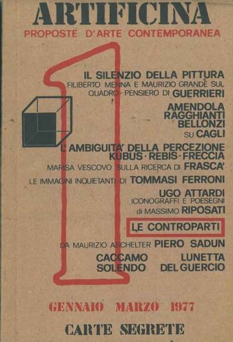Riposati,Massimo (dir.). - Artificina. Proposte d'Arte Contemporanea. Anno I, n.1, gennaio-marzo 197