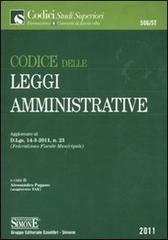 -- - Codice delle leggi amministrative.